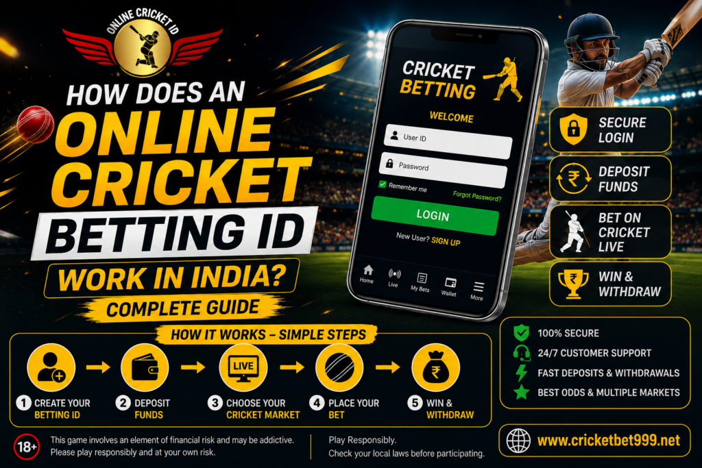 How Does Online Cricket Betting ID Work in India? A Beginner’s Guide (2026)