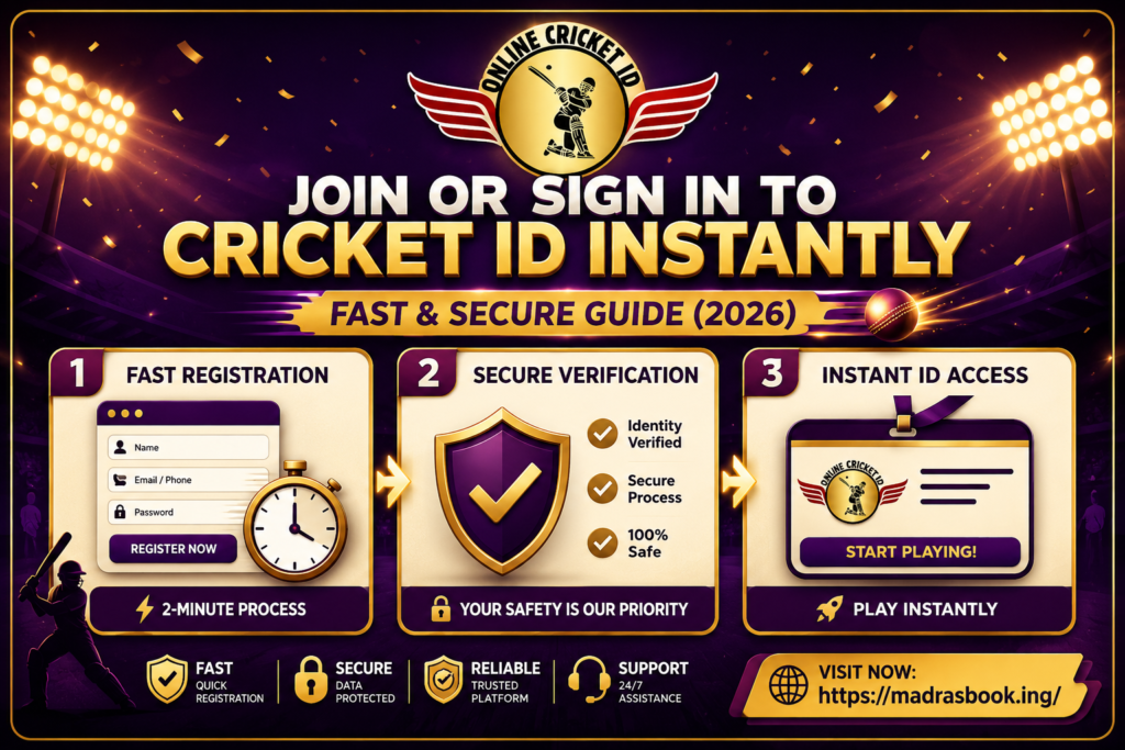 Join or Sign In to Cricket ID Instantly – Fast & Secure Guide (2026)