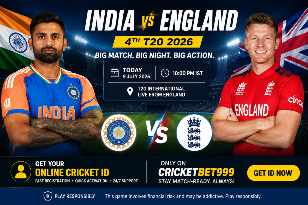 India vs England 4th T20: Match Preview, Pitch Report & Online Cricket ID Guide