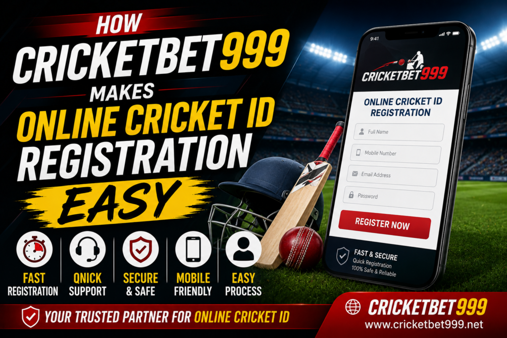 How CRICKETBET999 Makes Online Cricket ID Registration Easy